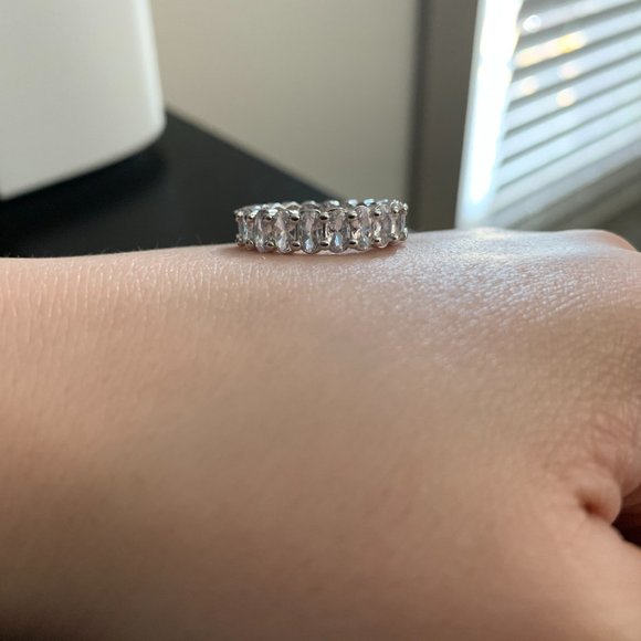 925 silver ring with cubic zirconia - Picture 5 of 6